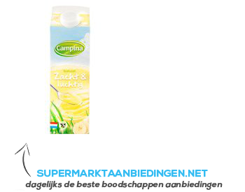 Campina Zacht & luchtig banaan aanbieding