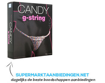 Candy G-string silhouette aanbieding