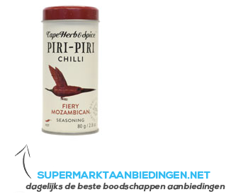 Cape Herb Chilli seasoning piri piri aanbieding