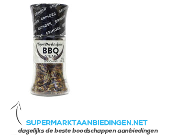 Cape Herb Kruidenmolen bbq steak seasoning aanbieding