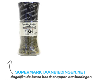 Cape Herb Kruidenmolen fish seasoning aanbieding