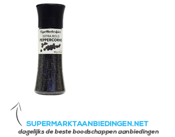 Cape Herb Pepermolen zwarte peper medium aanbieding