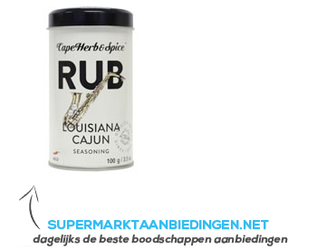 Cape Herb Rub Louisiana cajun aanbieding