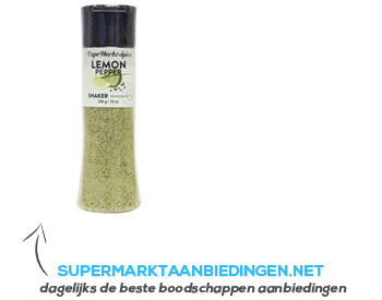 Cape Herb Shaker lemon & pepper seasoning aanbieding