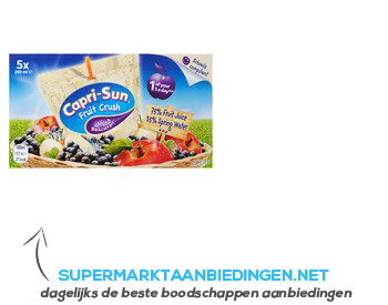 Capri-Sun Fruit crush apple & blackcurrant aanbieding