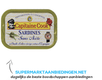 Captaine Cook Sardines graatvrij aanbieding