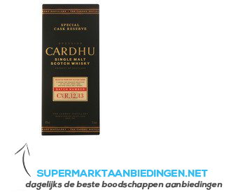 Cardhu Special cask reserve aanbieding