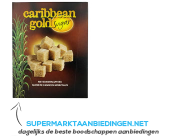 Caribbean Gold Rietsuikerklontjes aanbieding