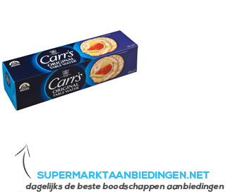 Carr's Table water biscuits aanbieding