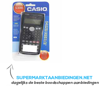 Casio Calculator aanbieding