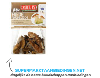 Castellino Funghi gedroogd eekhoorntjesbrood aanbieding