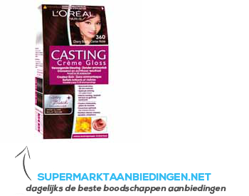 Casting crème gloss 360 Cherry black aanbieding