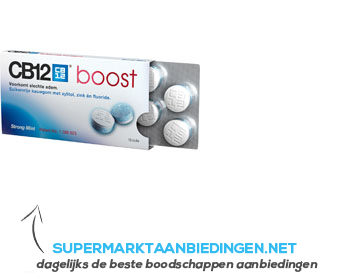 CB12 Boost kauwgom aanbieding