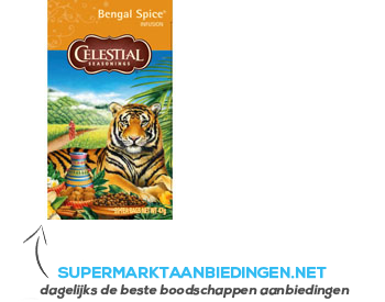Celestial Seasonings Bengal spice aanbieding