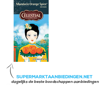 Celestial Seasonings Mandarin orange spice 1-kops aanbieding