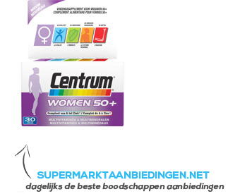 Centrum Women 50 multivitaminen aanbieding