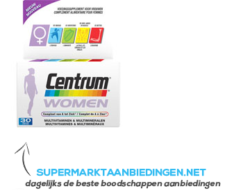 Centrum Women mutivitaminen aanbieding