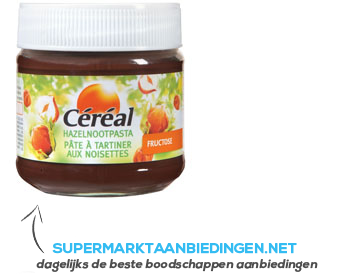 Cereal Hazelnootpasta aanbieding