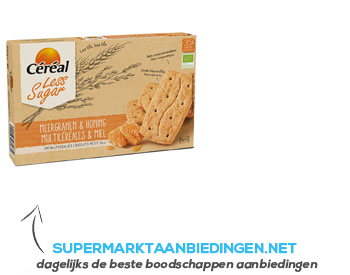 Cereal Koek meergranen honing bio aanbieding