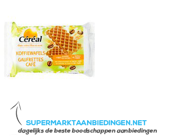 Cereal Koffiewafels aanbieding