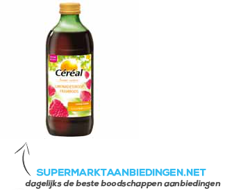 Cereal Limonadesiroop framboos aanbieding