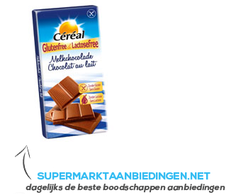 Cereal Melkchocolade gluten- en lactosevrij aanbieding