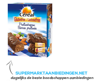 Cereal Pralinereep glutenvrij aanbieding