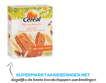 Cereal Speculaas met stukjes amandel aanbieding