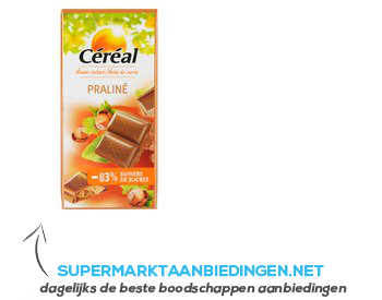 Cereal Tablet praline maltitol aanbieding