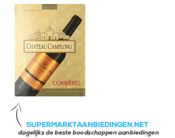 Château Camplong Corbières bag in box aanbieding