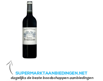 Château Pindefleurs St. Emilion Grand Cru aanbieding