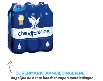 Chaudfontaine Mineraalwater koolzuurvrij aanbieding