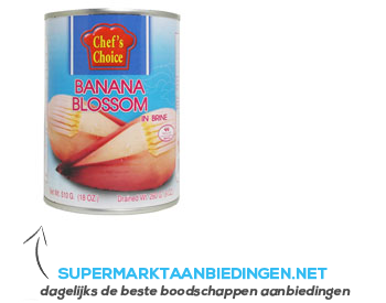 Chef’s Choice Banana blossom in brine aanbieding