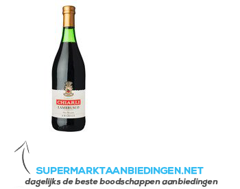 Chiarli 1860 Lambrusco Rosso aanbieding