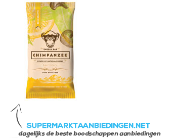 Chimpanzee Energy bar lemon aanbieding