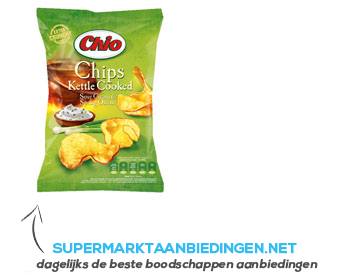 Chio Kettle cooked sour cream-spring onion aanbieding