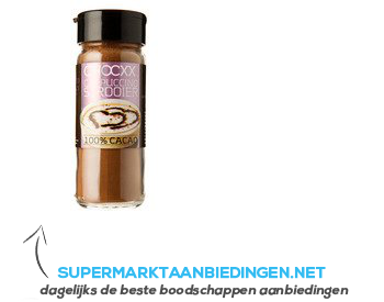 Chocxx Cappuccino strooier cacao aanbieding