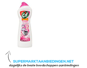 Cif Schuurmiddel pink flower cream aanbieding