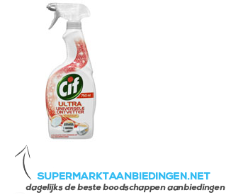 Cif Ultra ontvetter spray aanbieding