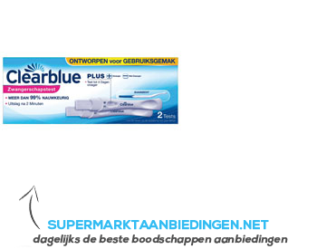 Clearblue Plus zwangerschapstest aanbieding