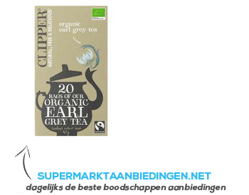 Clipper Organic earl grey tea