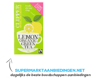 Clipper Organic green tea lemon