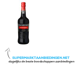 Cockburn's Fine ruby port aanbieding