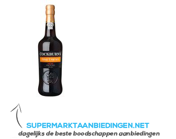 Cockburn's Fine Tawny port aanbieding