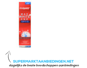 Colgate Max white one optic aanbieding