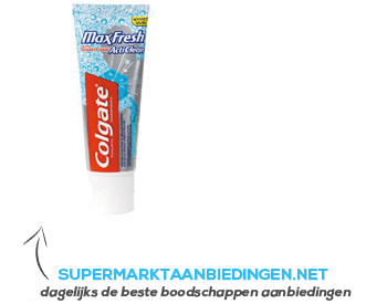 Colgate Tandpasta maxfresh acti clean aanbieding