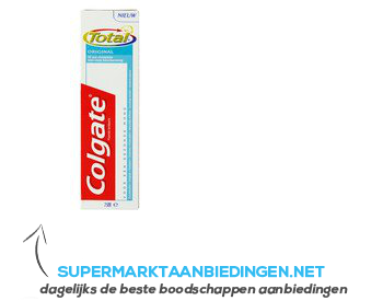 Colgate Total Original tandpasta aanbieding