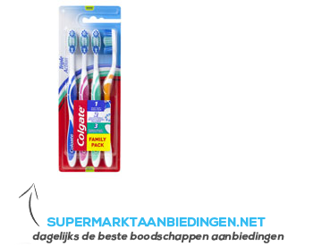 Colgate Triple action medium tandenborstels aanbieding