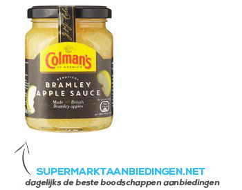 Colman’s Bramley apple sauce aanbieding