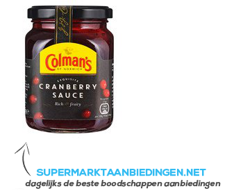 Colman's Saus cranberry aanbieding